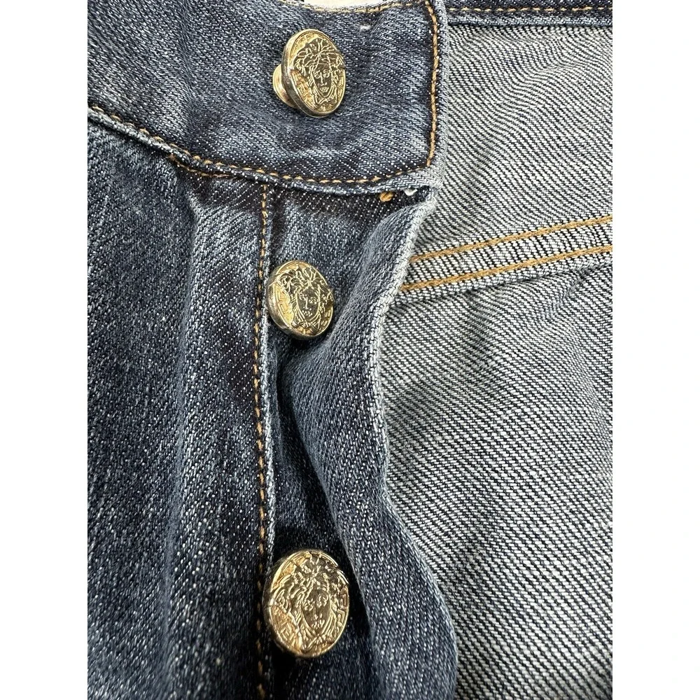 Versace Men's Jeans Size 40 NWT Straight 38x34‎ Button Fly Vintage
